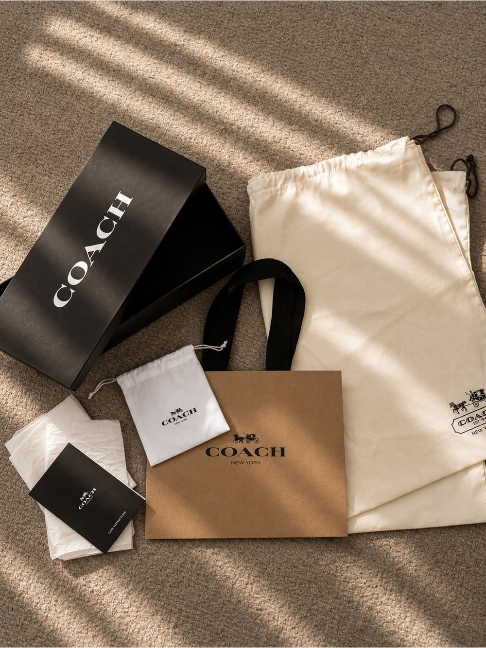 Coach Authentic Empty Packaging Accessories